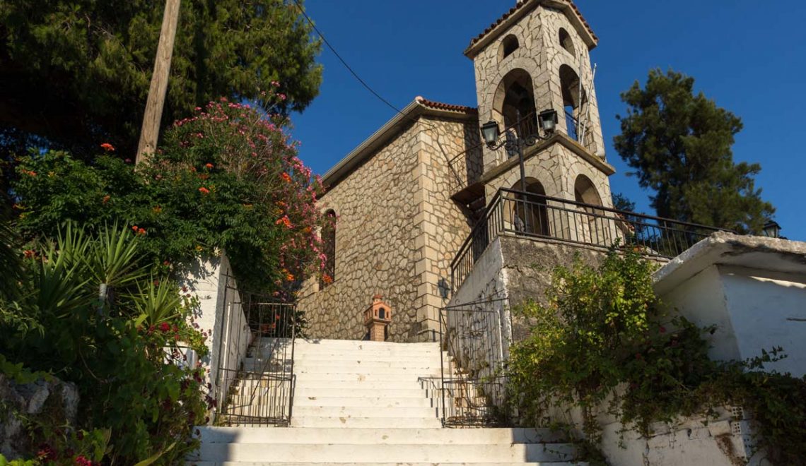 The church in vasiliki lefkada