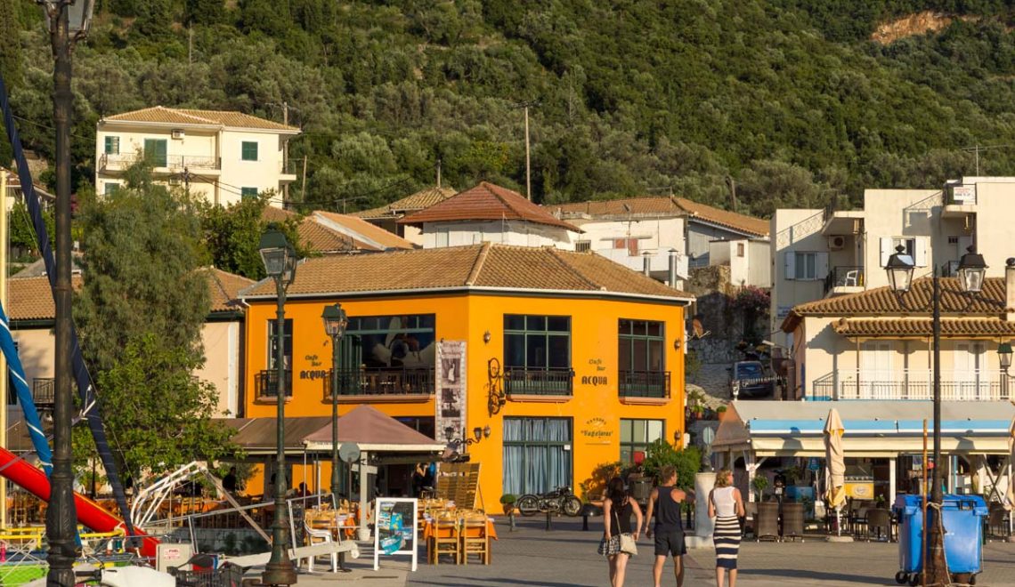 Vasiliki town in Lefkada Greece