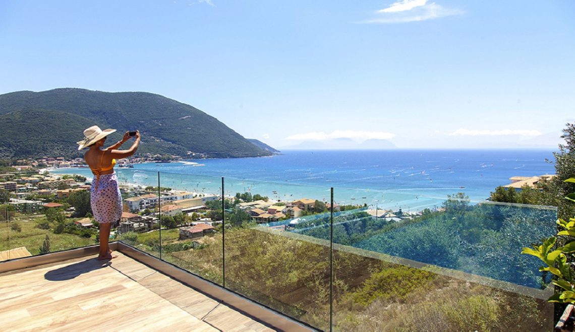 Villa Drakatos in vasiliki lefkada with panoramic sea view