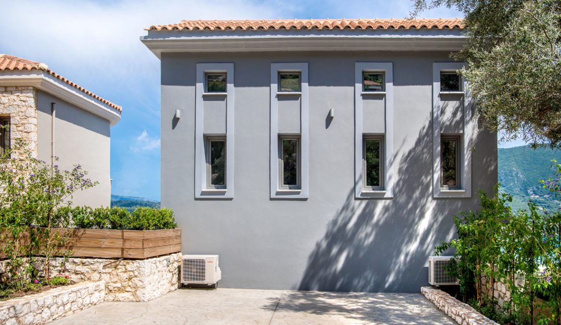 Villa Irene in vasiliki lefkada, a luxury accommodation with a front private entrance