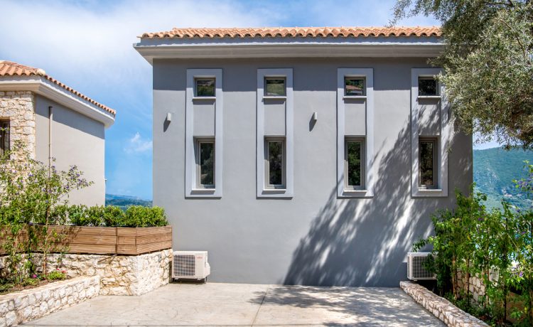 Villa Irene in vasiliki lefkada, a luxury accommodation with a front private entrance